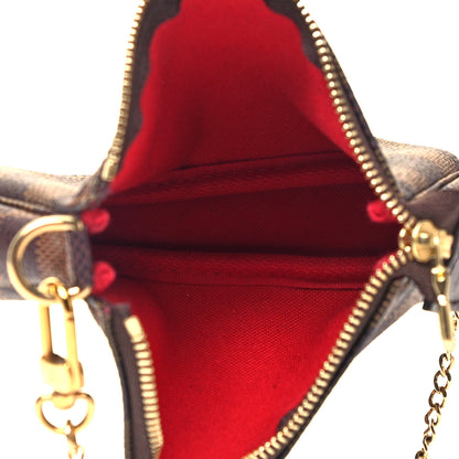 Louis Vuitton Damier Ebene Mini Pochette Accessories 7 of 9