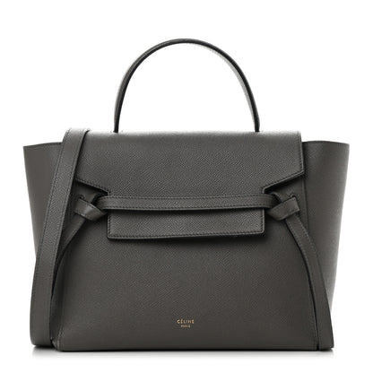 Celine Baby Grained Calfskin Micro Belt Bag Grey 1 of 18