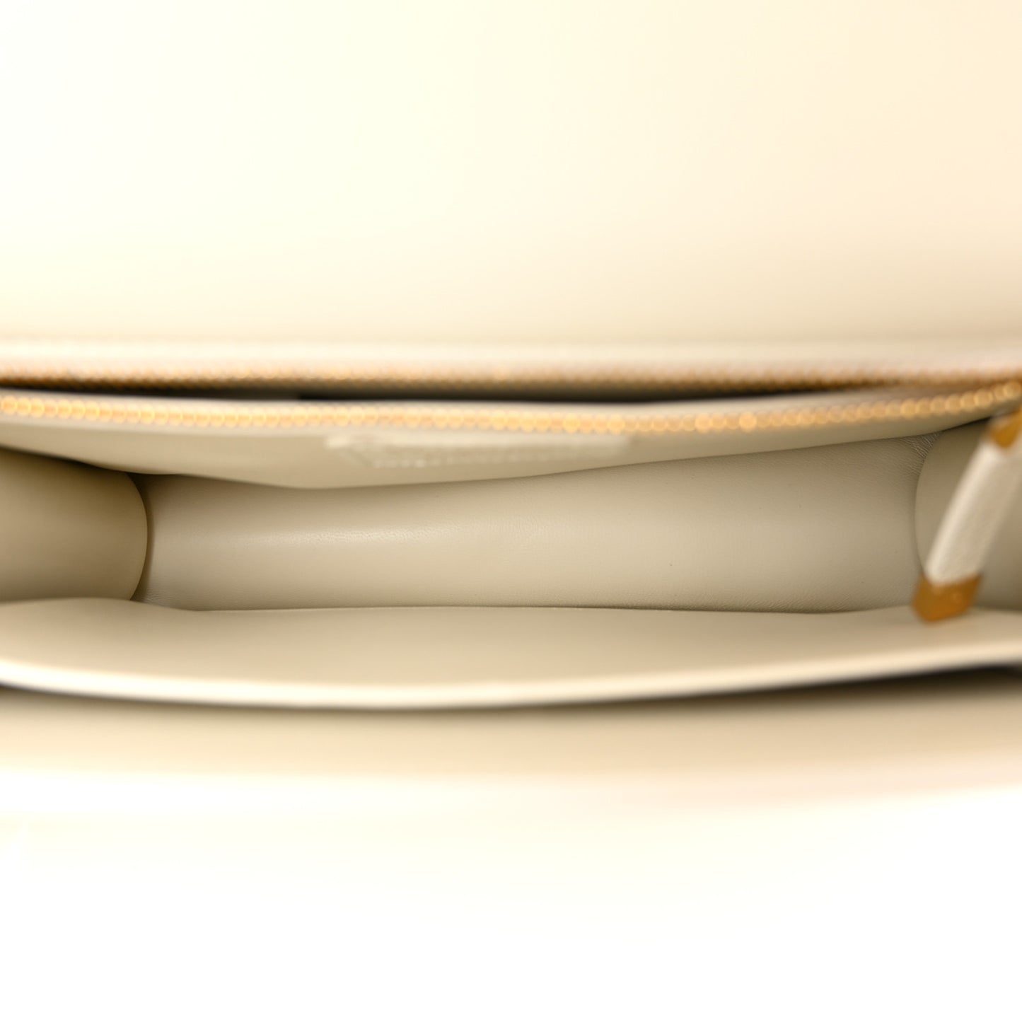 Grained Calfskin 30 Montaigne Flap Bag White