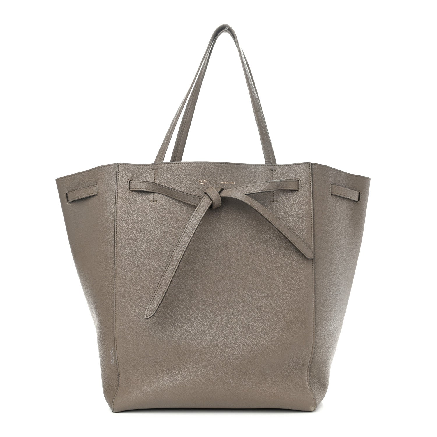 Celine Soft Grained Calfskin Medium Belt Cabas Phantom Taupe 1 of 18