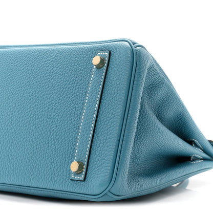 Hermes Togo BIRKIN 30 New Bleu Jean 10 of 11