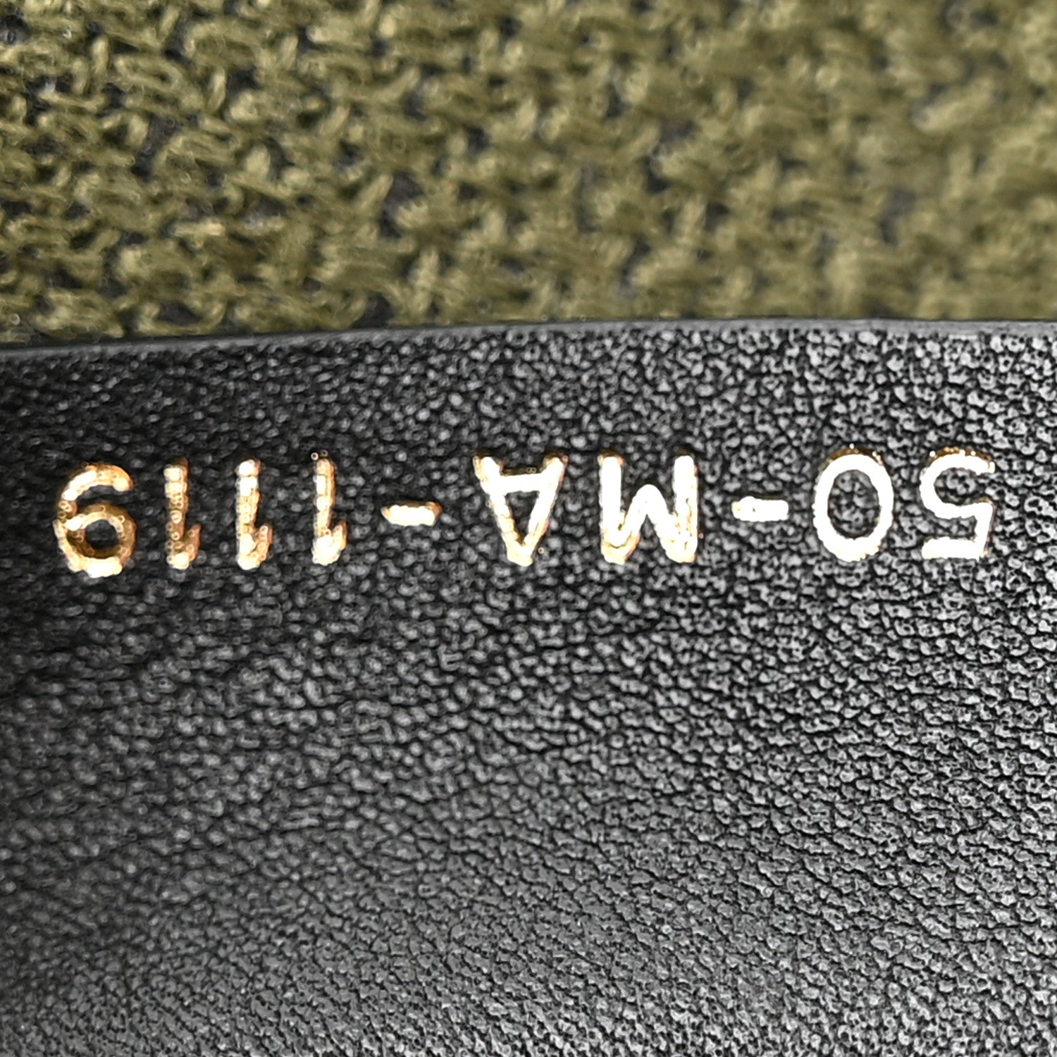 Christian Dior Canvas Embroidered Camouflage Saddle Belt Bag Green 7 of 12