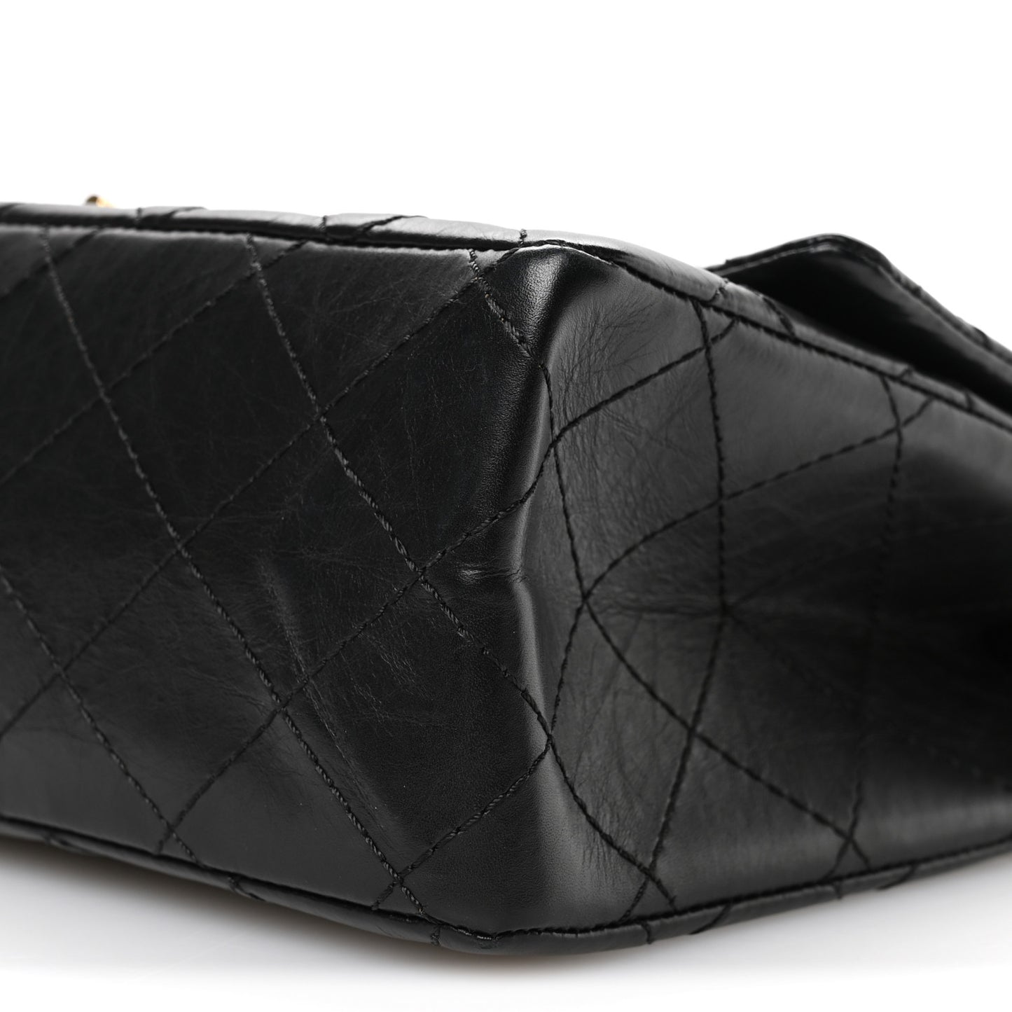 Aged Calfskin Quilted 2.55 Reissue 226 Flap Black