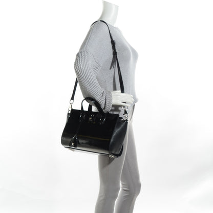 Alexander Wang Patent Calfskin Mini Pelican Satchel Black 2 of 6