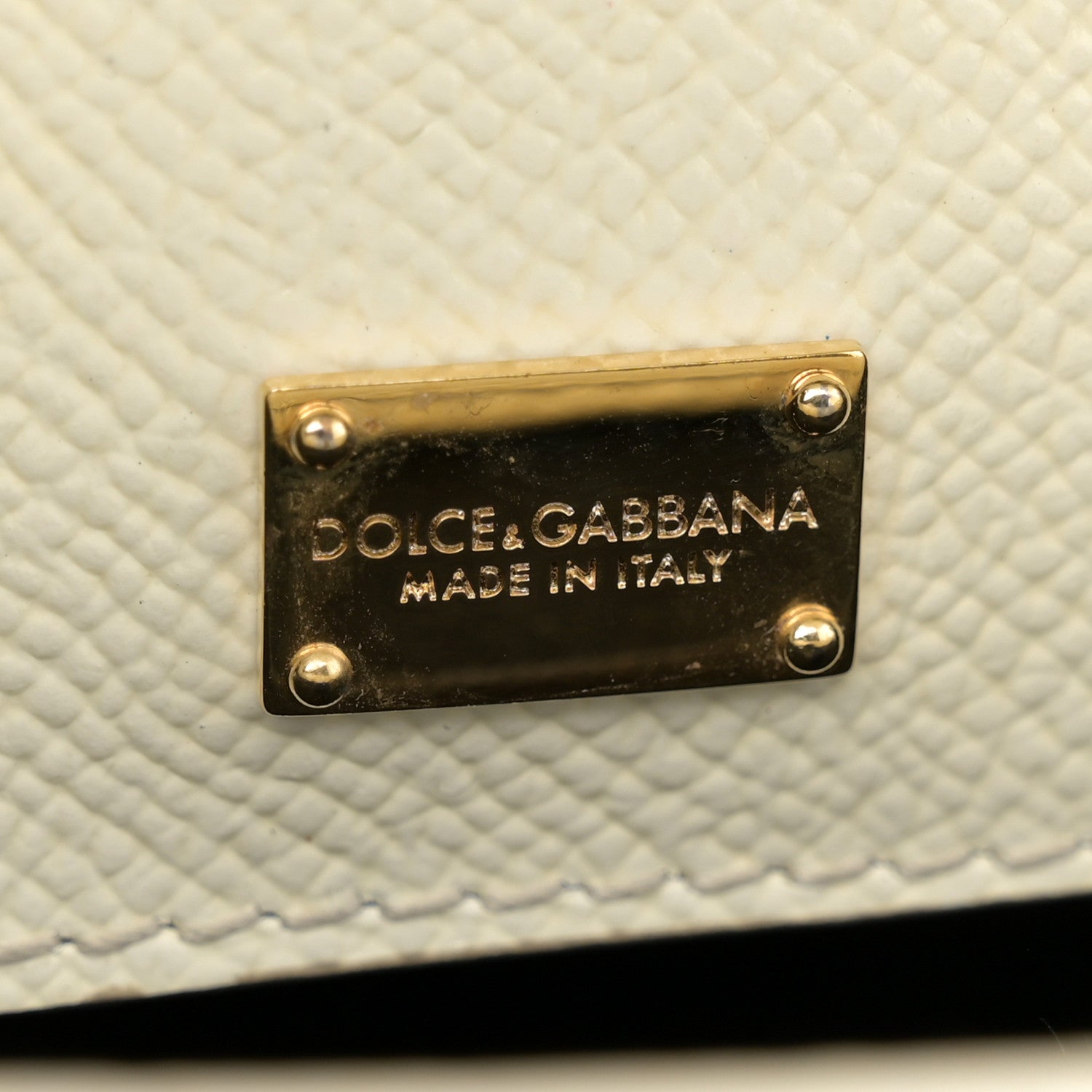 Dolce & Gabbana Dauphine Lemon Print Medium Miss Sicily Satchel White 6 of 17