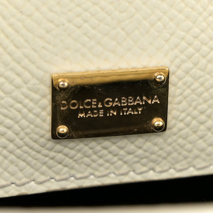 Dolce & Gabbana Dauphine Lemon Print Medium Miss Sicily Satchel White 6 of 17