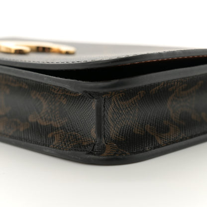 Celine Triomphe Canvas Multipochette Tan 9 of 11