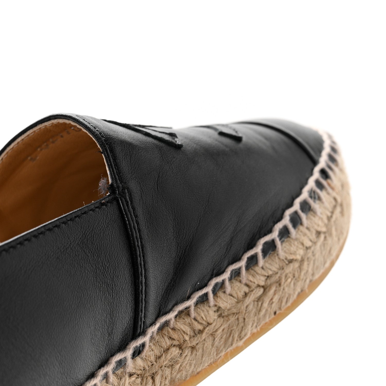 Chanel Lambskin CC Espadrilles 38 Black 11 of 14