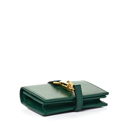 Gucci Calfskin Jackie 1961 Card Case Emerald 4 of 9