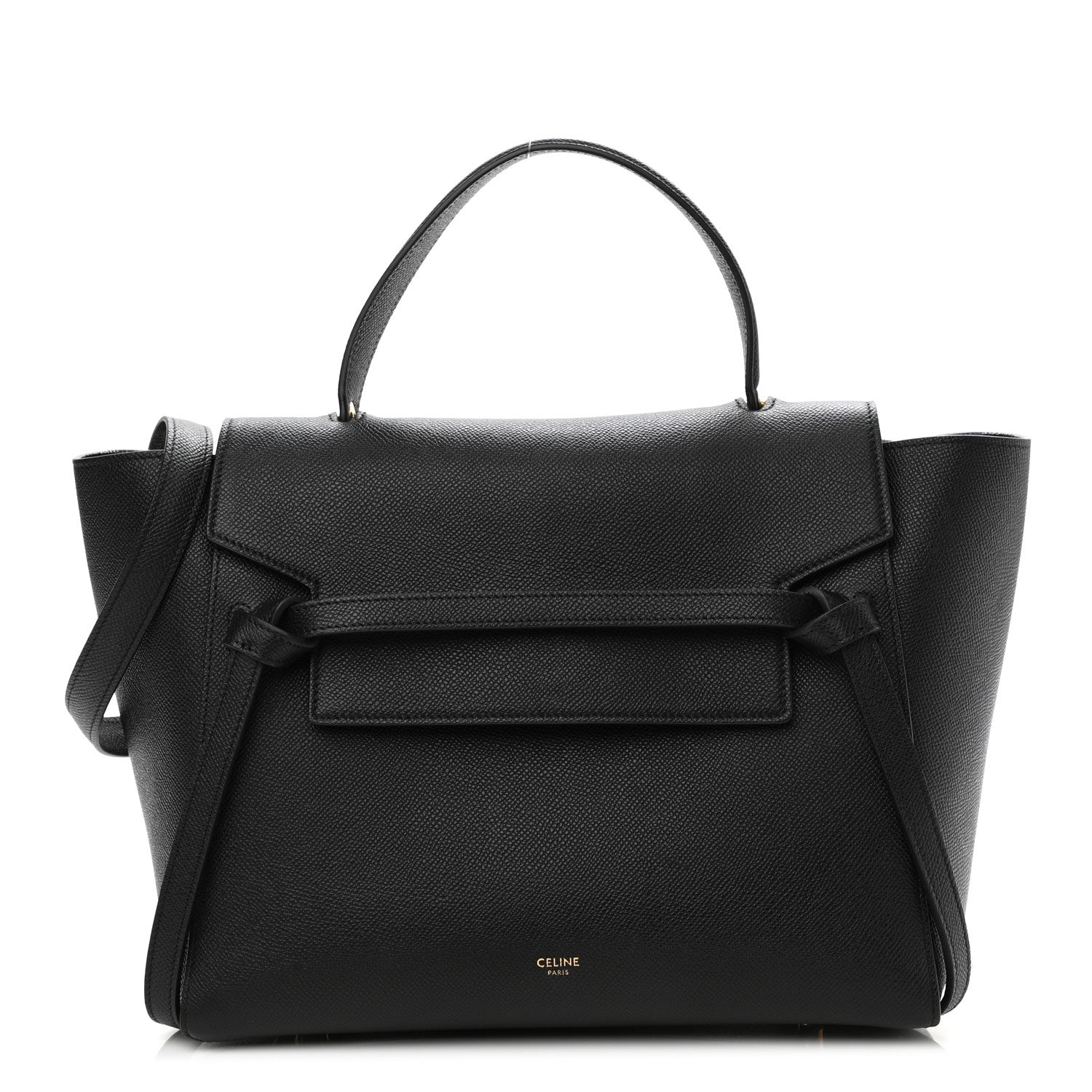 Celine Grained Calfskin Mini Belt Bag Black 1 of 12