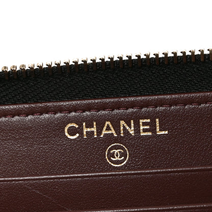 Chanel Caviar Quilted Medium Zip Around Wallet Black 6 of 8