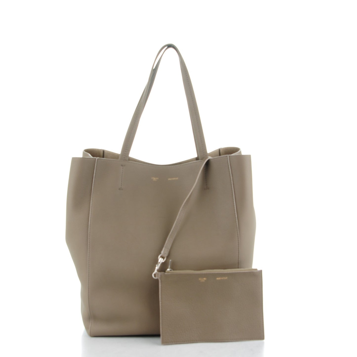 Soft Grained Calfskin Medium Phantom Luggage Cabas Souris
