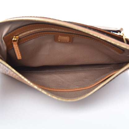 MCM Visetos Medium Crossbody Pouch Cognac 5 of 8