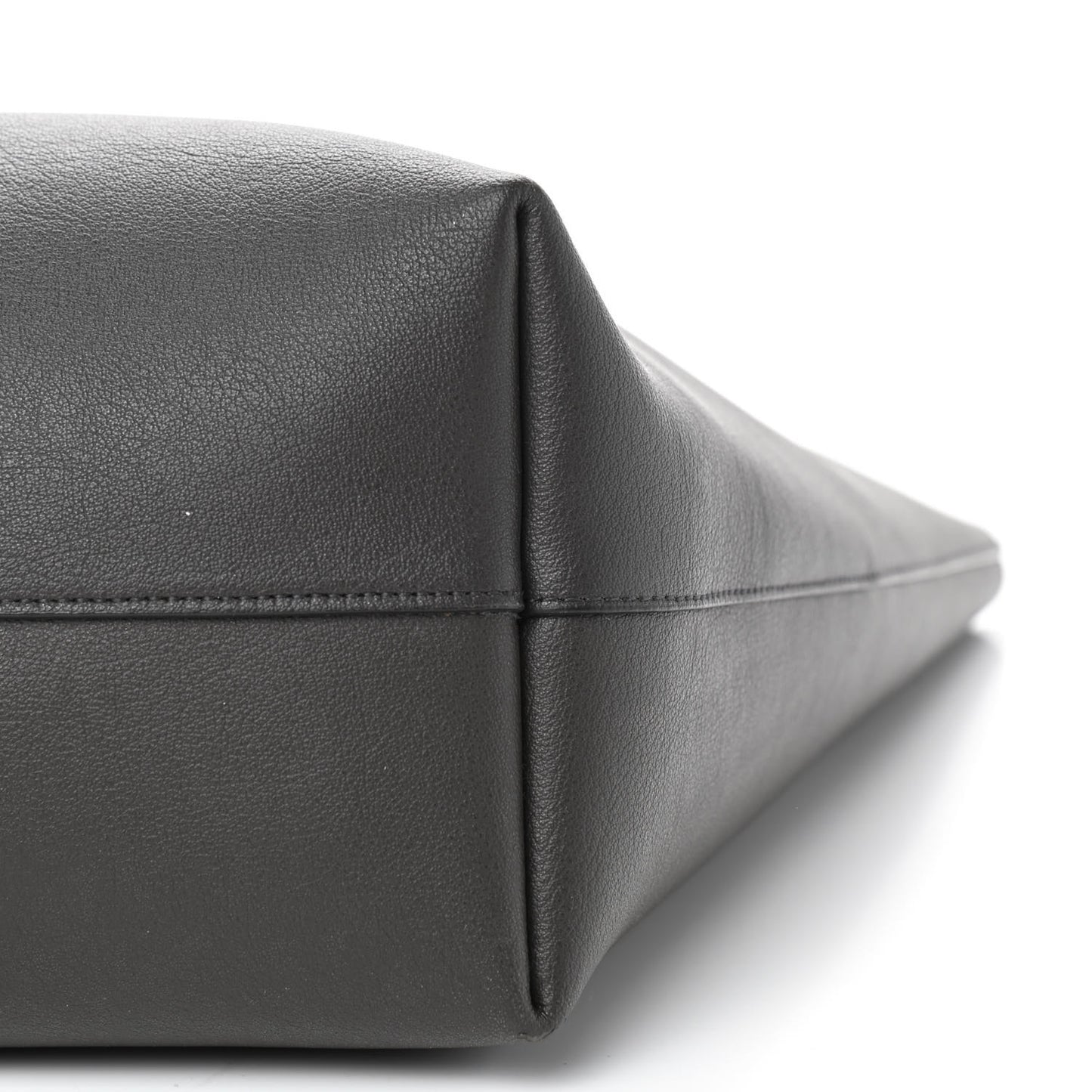 Calfskin Large Shopping Tote Dark Grey