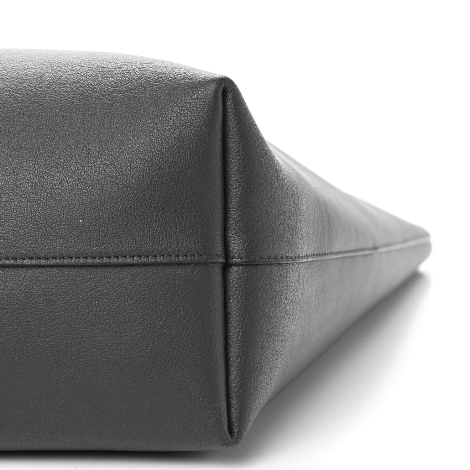 Saint Laurent Calfskin Large Shopping Tote Dark Grey 8 of 13