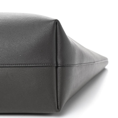 Saint Laurent Calfskin Large Shopping Tote Dark Grey 8 of 13