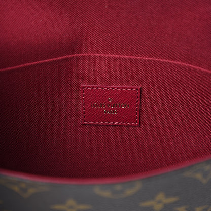 Louis Vuitton Monogram Pochette Felicie Chain Wallet Fuchsia 5 of 10