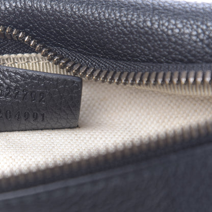Gucci Grained Calfskin Small Logo Belt Bag Black 7 of 11