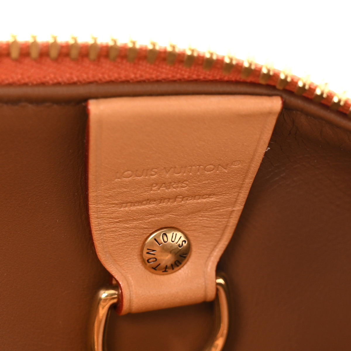 Calfskin Monogram Speedy P9 Bandouliere 30 Ocre