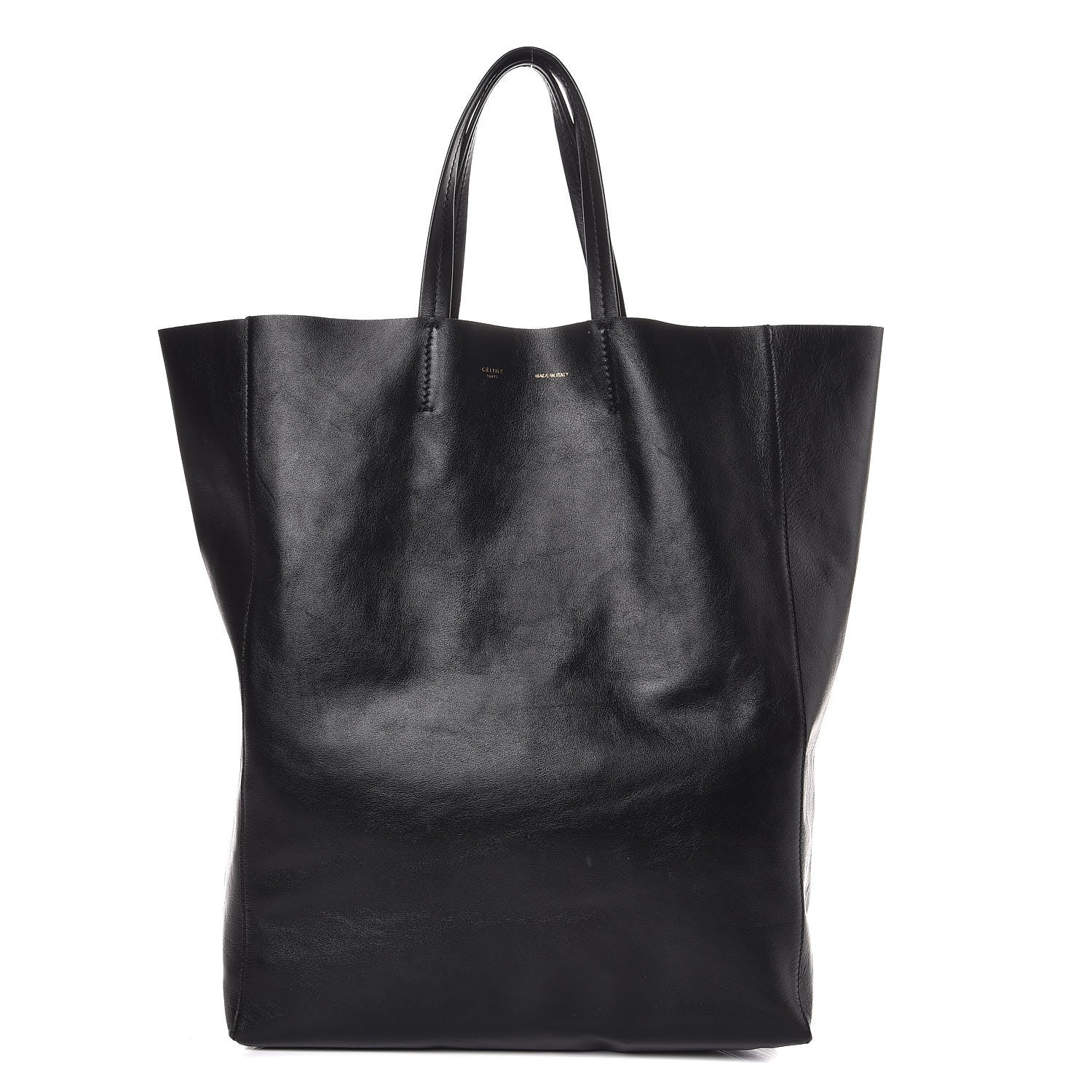 Celine Smooth Lambskin Vertical Cabas Black 1 of 9