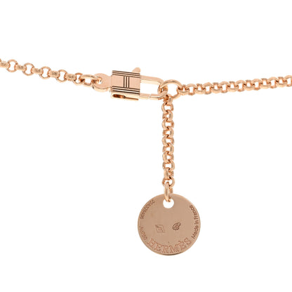 Hermes 18K Rose Gold Kelly Clochette Necklace 4 of 5