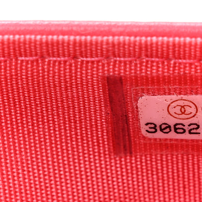 Chanel Lambskin Quilted Trendy CC Wallet On Chain WOC Pink 8 of 16