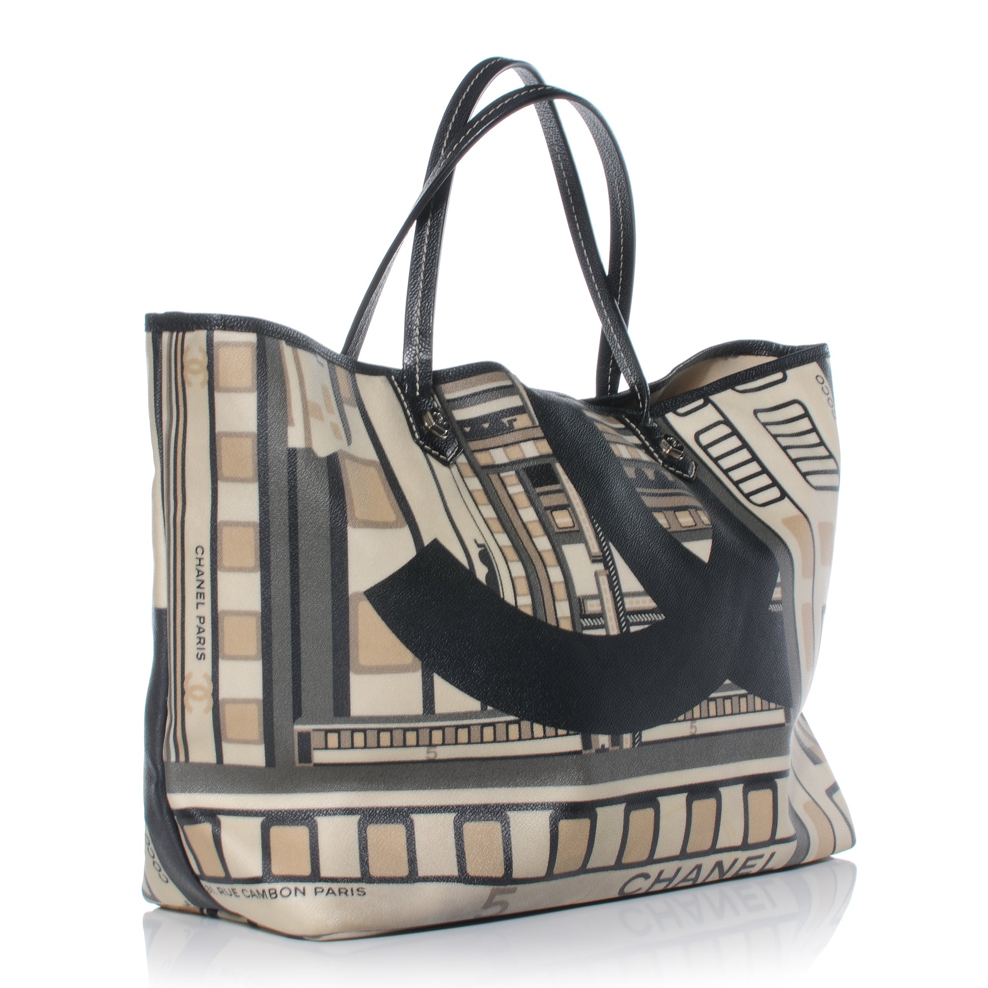 Chanel Coated Canvas Le Train Bag 3 of 7