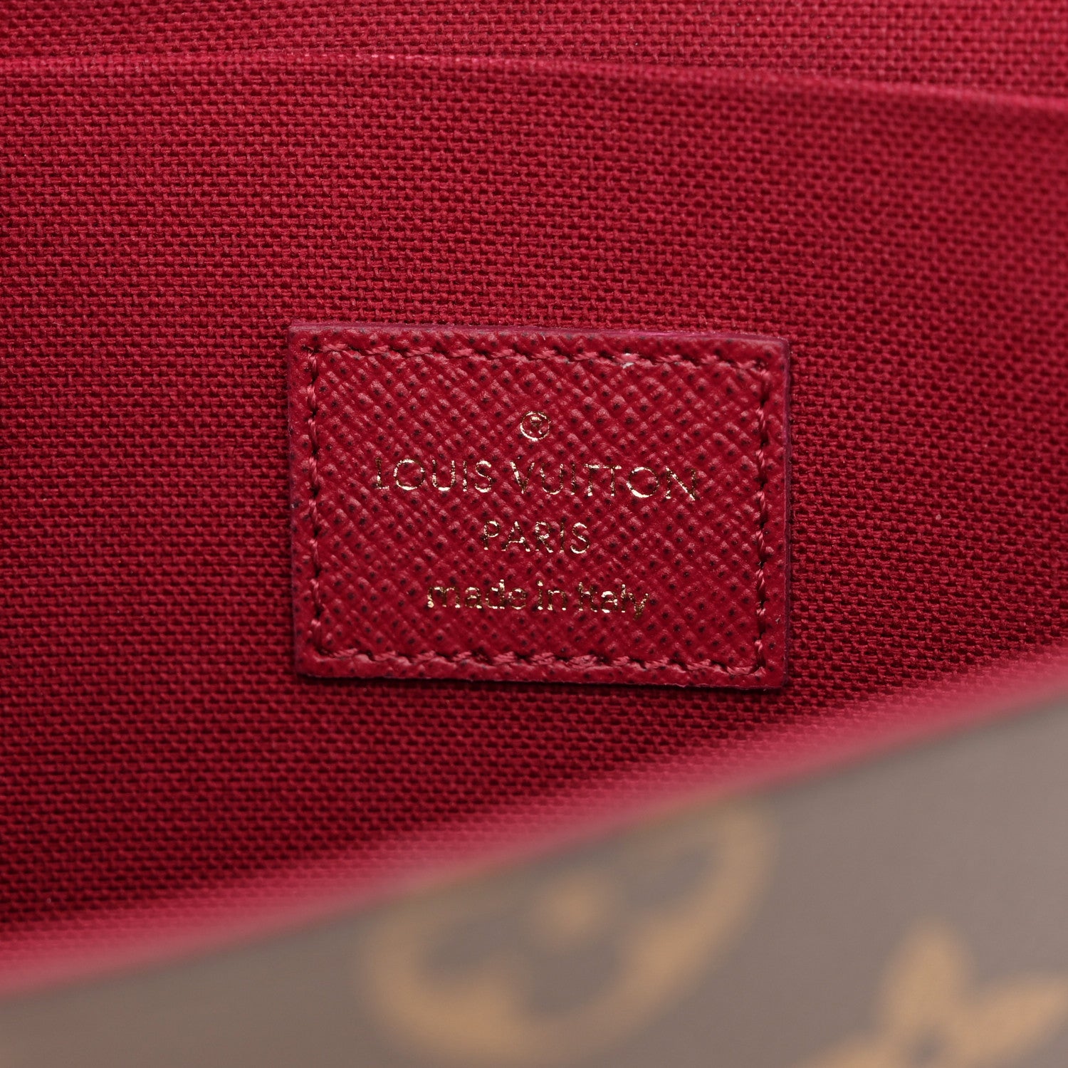 Louis Vuitton Monogram Pochette Felicie Chain Wallet Fuchsia 9 of 11