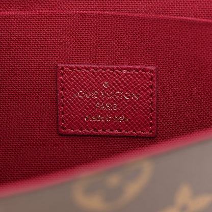 Louis Vuitton Monogram Pochette Felicie Chain Wallet Fuchsia 9 of 11