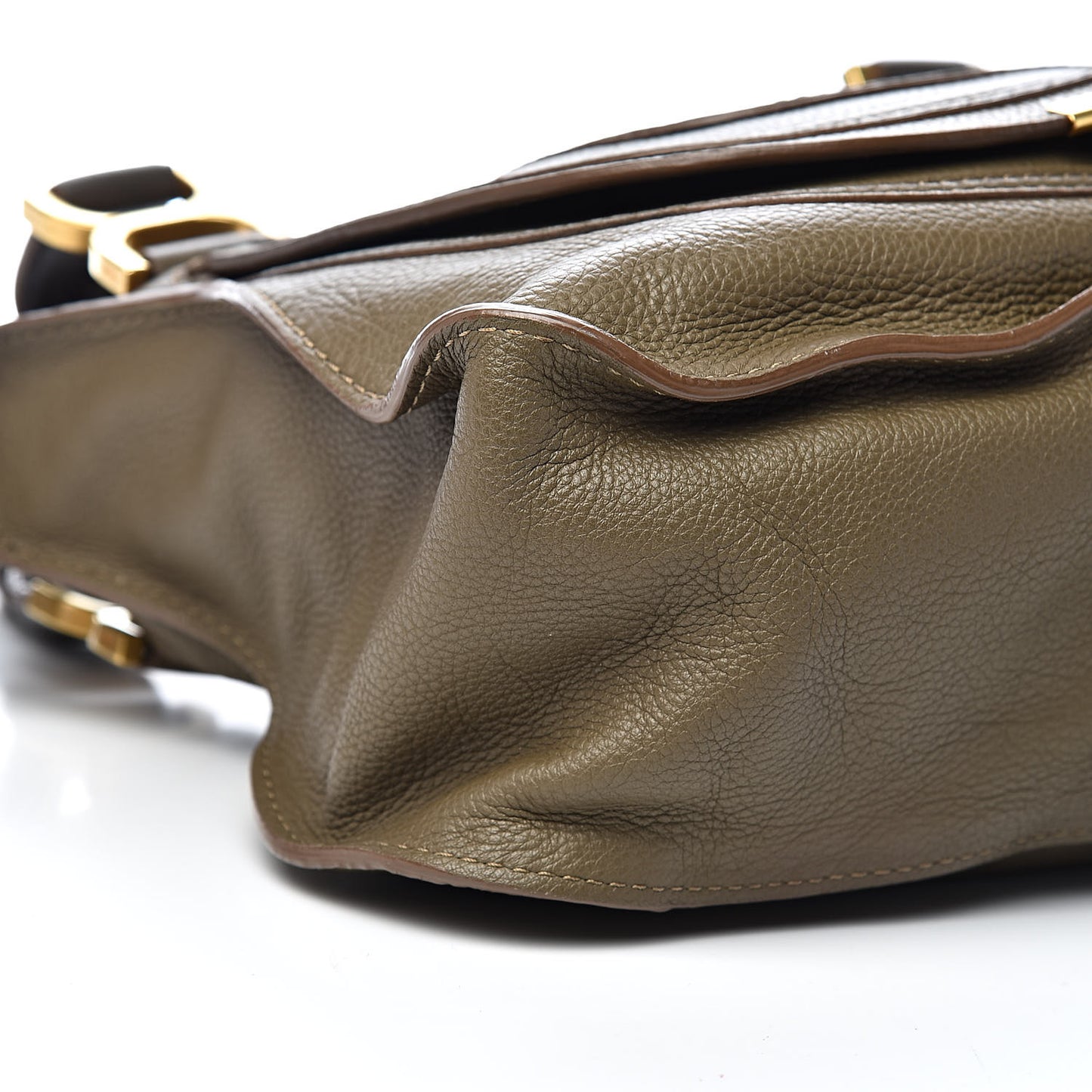 Calfskin Medium Marcie Satchel Anchor Grey