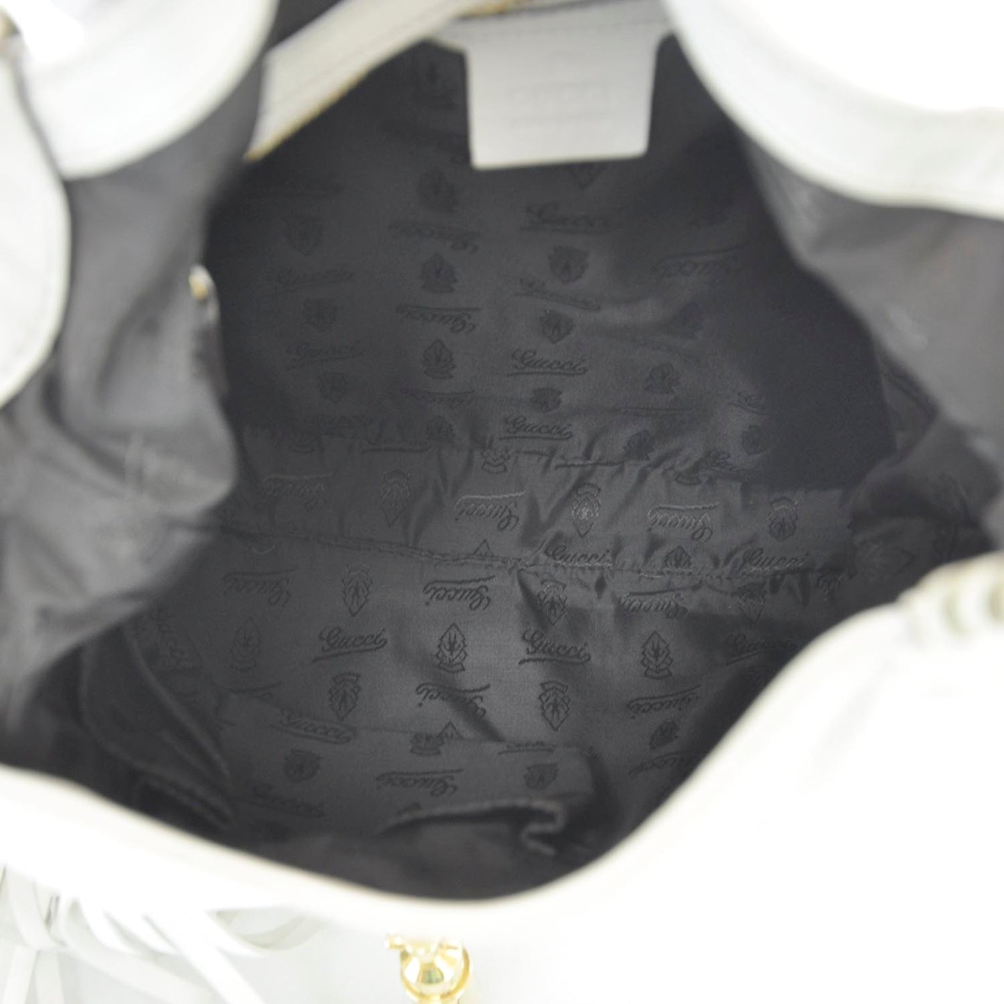 Leather New Jackie Hobo White