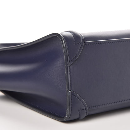 Celine Smooth Calfskin Nano Luggage Ink 9 of 10