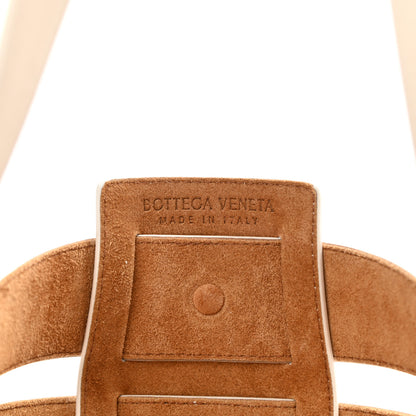 Bottega Veneta French Calfskin Shell Bag White Frost 8 of 9