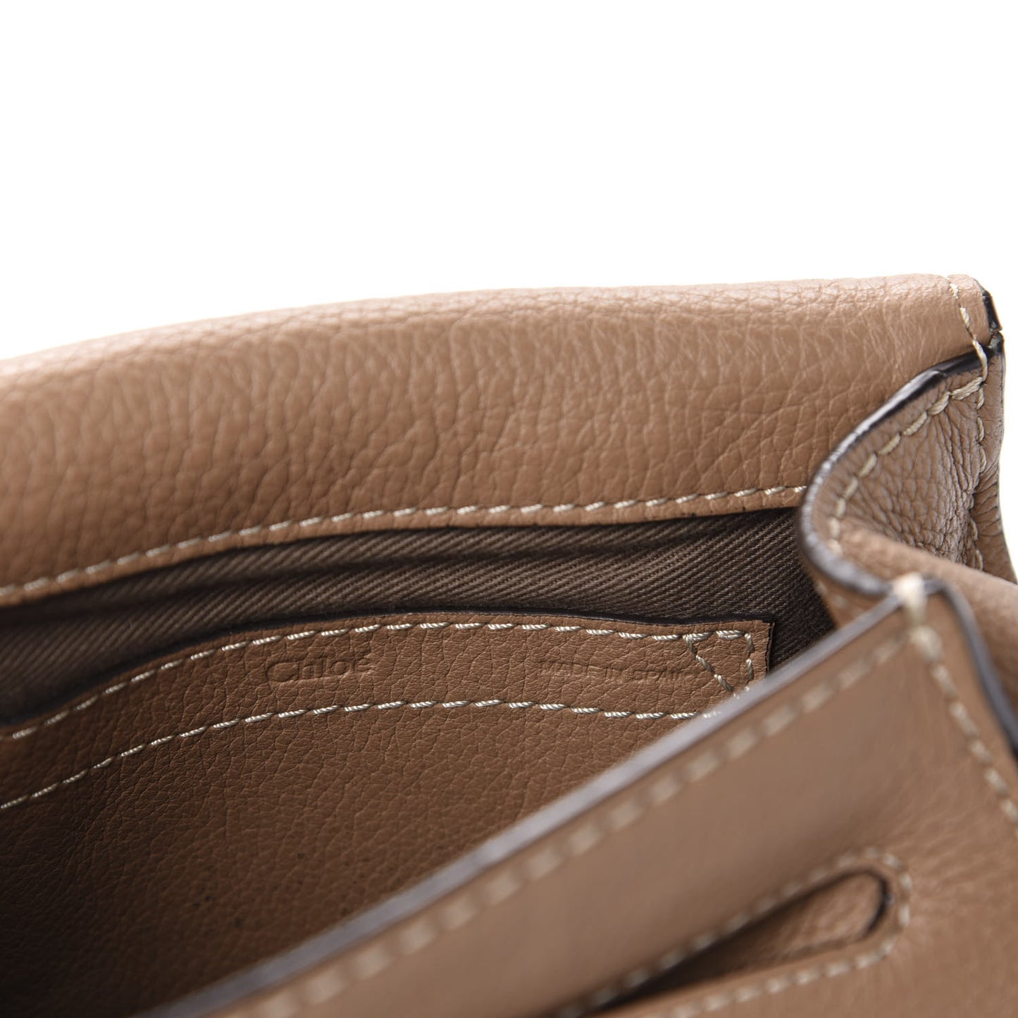 Calfskin Mini Marcie Round Crossbody Bag Nut