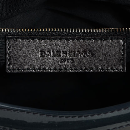 Balenciaga Smooth Calfskin Metallic Patent Giant 12 Silver Hardware City Black Gris 6 of 10