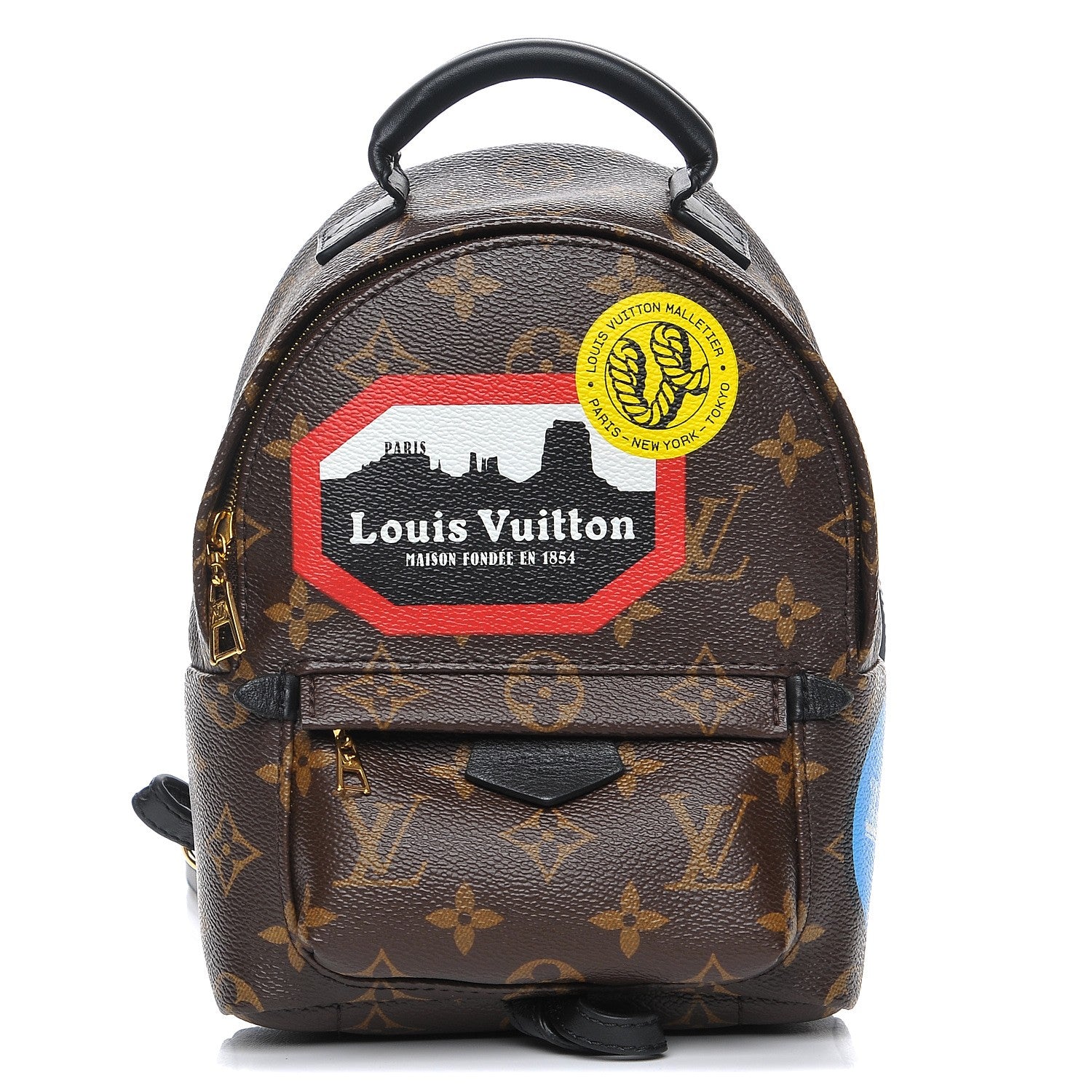 Louis Vuitton Monogram World Tour Palm Springs Backpack Mini 1 of 8