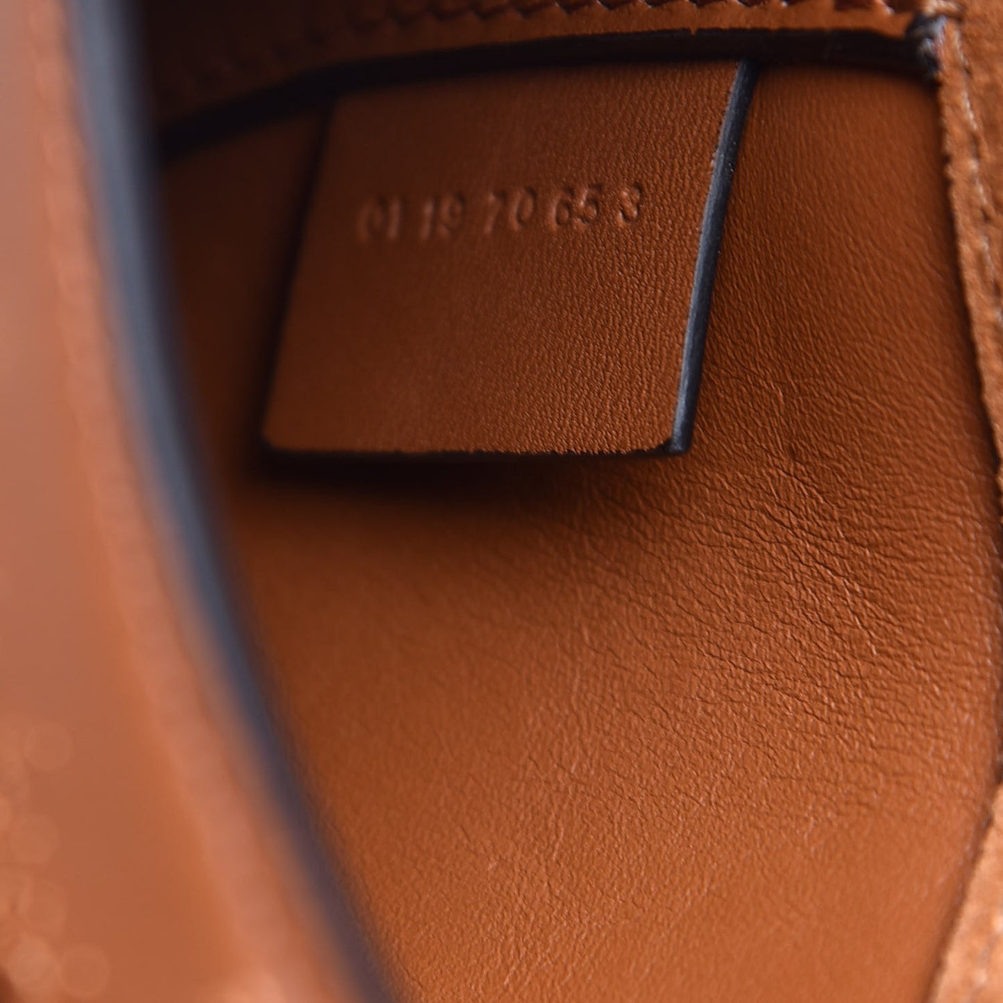 Velvet Calfskin Animal Print Small Tess Bag Caramel
