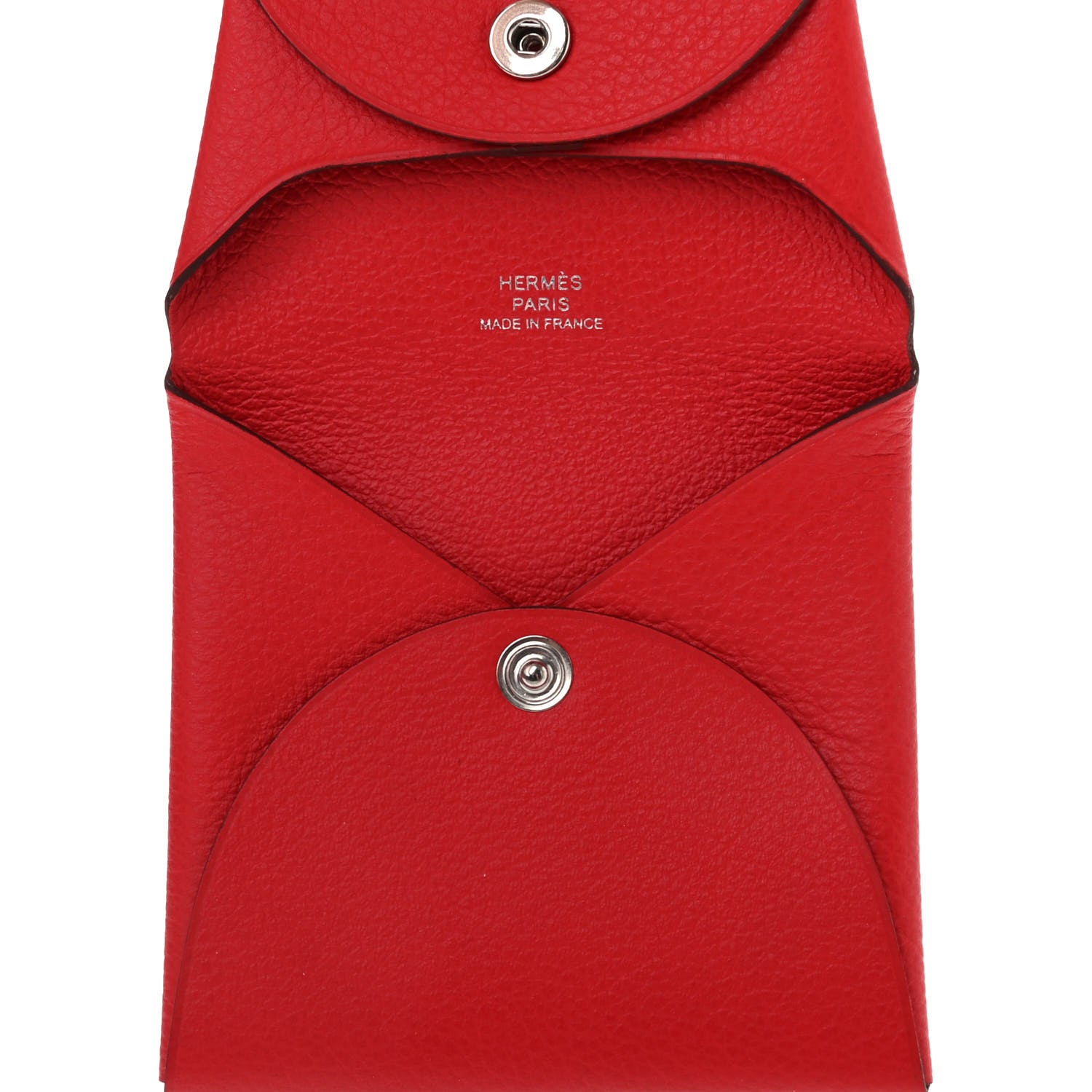 Hermes Evercolor Bastia Coin Purse Rouge De Coeur 5 of 7