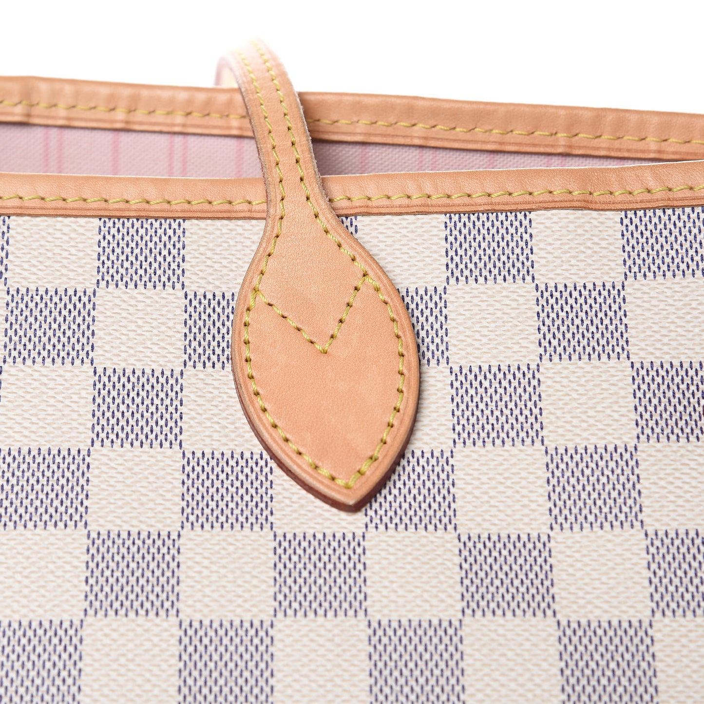 Damier Azur Neo Neverfull MM Rose Ballerine