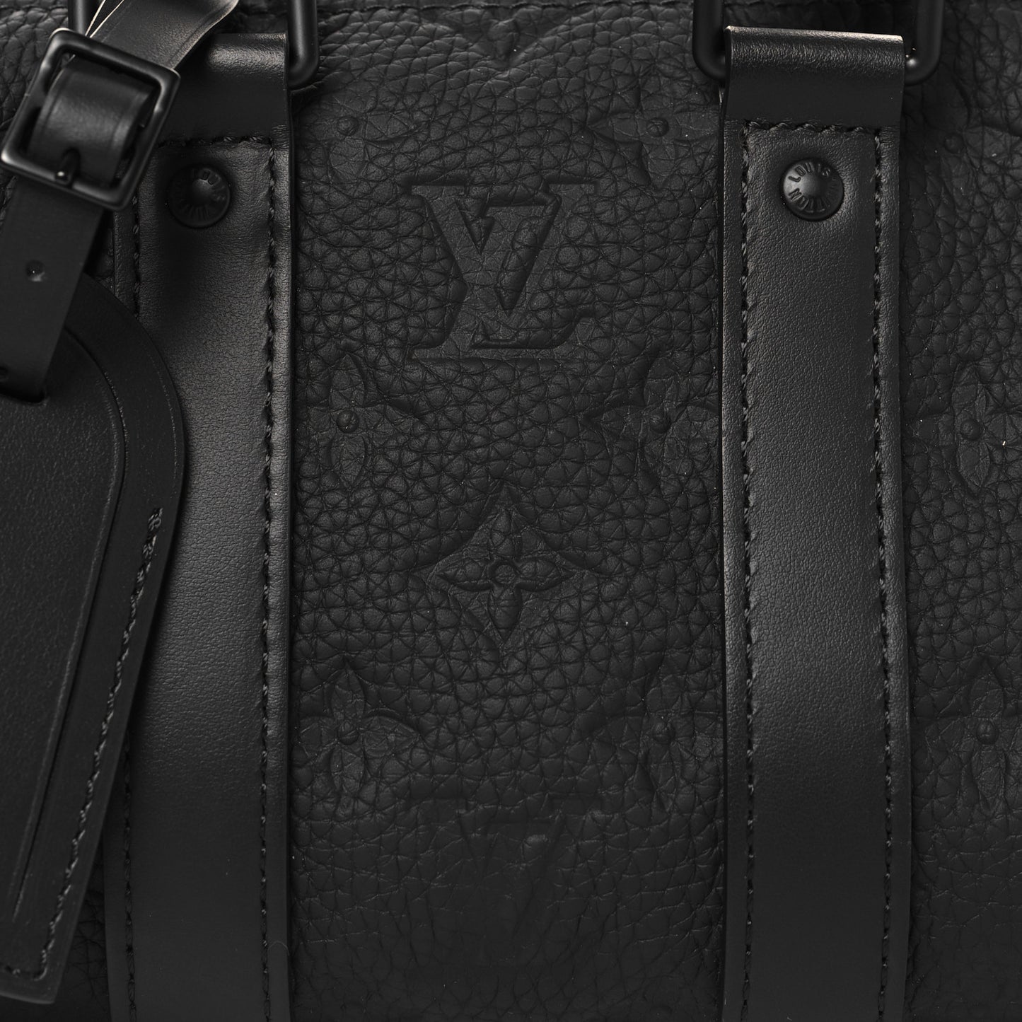 Monogram Taurillon Keepall Bandouliere 25 Black