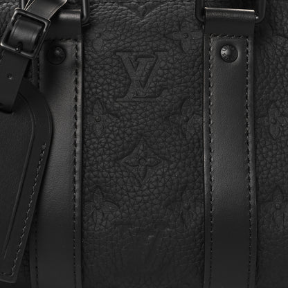 Louis Vuitton Monogram Taurillon Keepall Bandouliere 25 Black 7 of 9