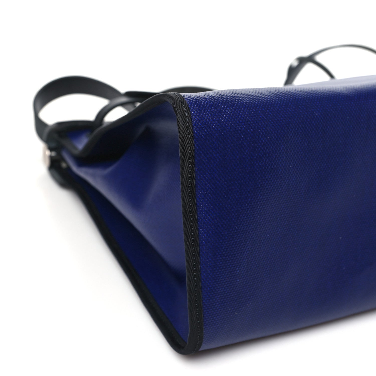 Hermes Toile H Berline Vache Hunter Herbag Zip 39 MM Bleu Saphir Black 10 of 12