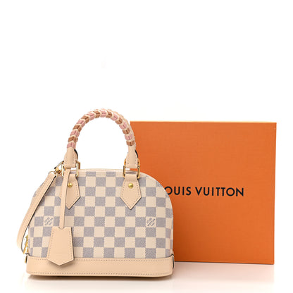 Louis Vuitton Damier Azur Braided Alma BB 9 of 9