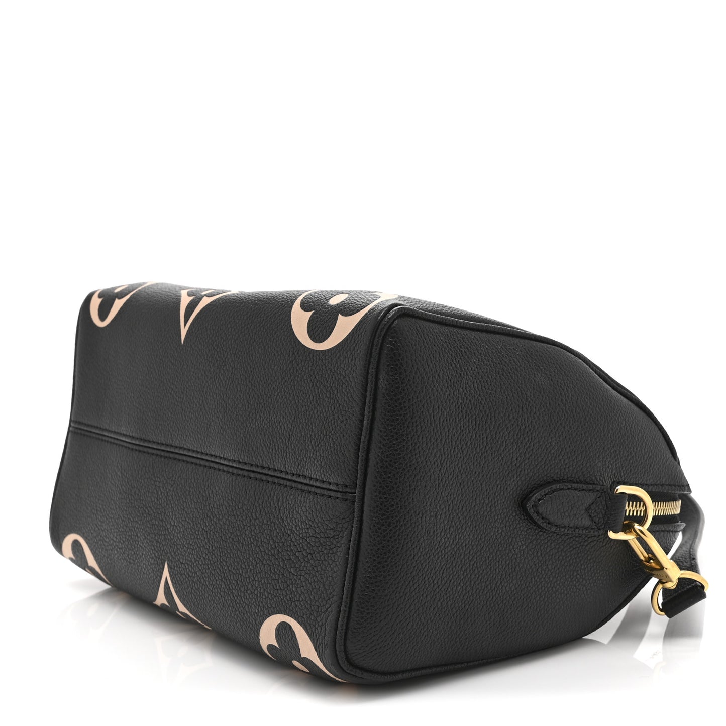 Empreinte Monogram Giant Speedy Bandouliere 25 Black Beige