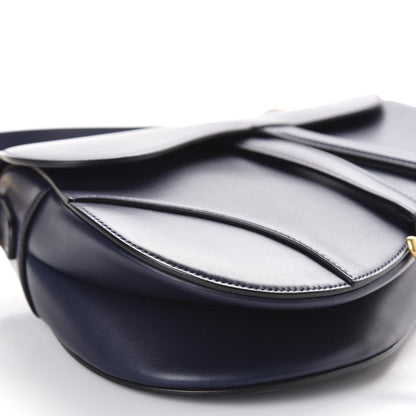 Christian Dior Calfskin Saddle Bag Indigo Blue 6 of 11
