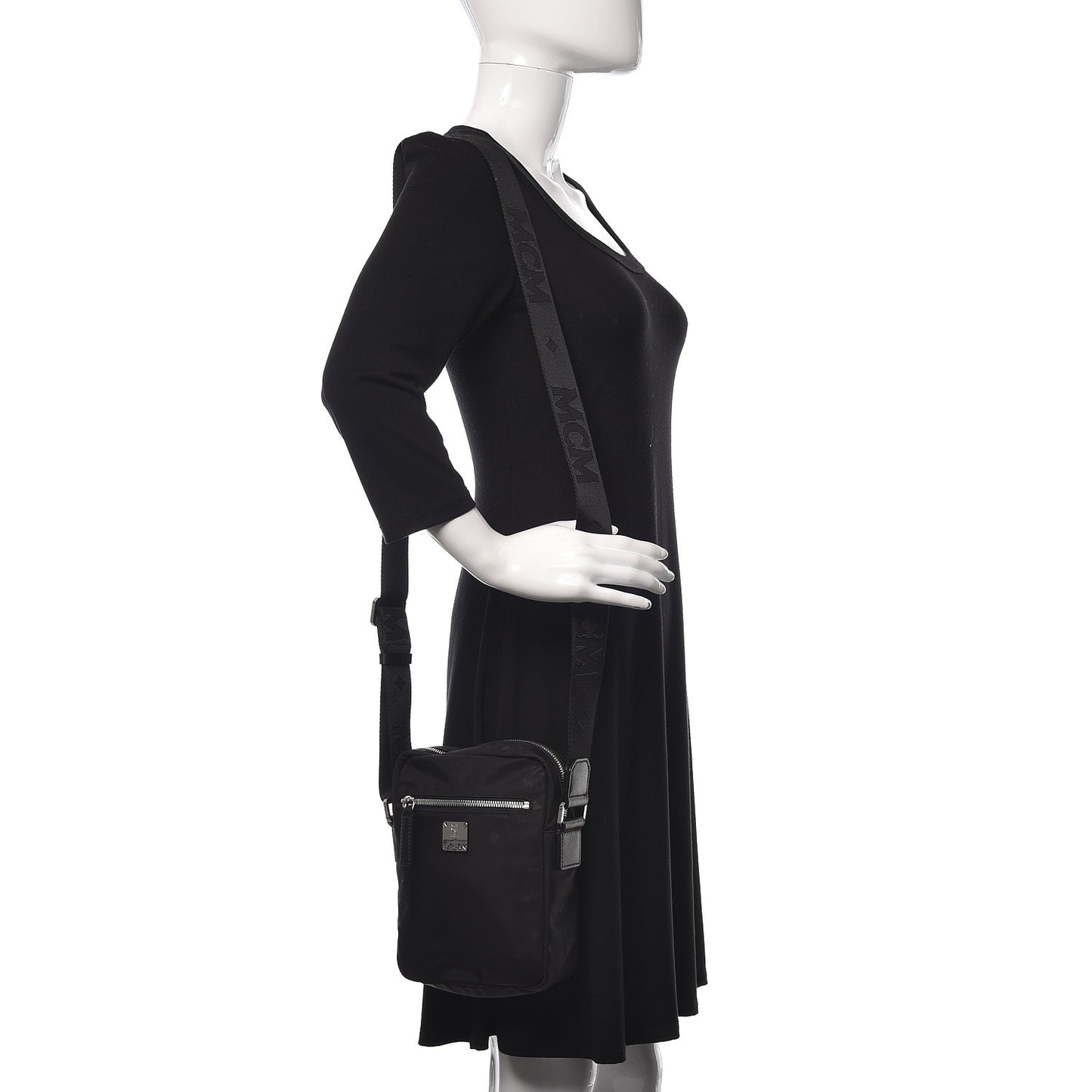Nylon Monogram Dieter Crossbody Black