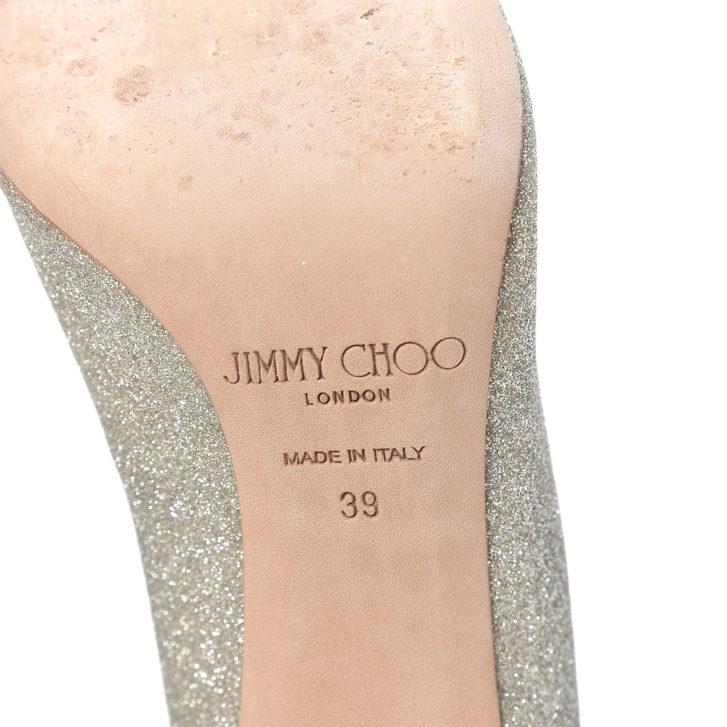 Glitter Romy 100 Pumps 39 Platinum Ice
