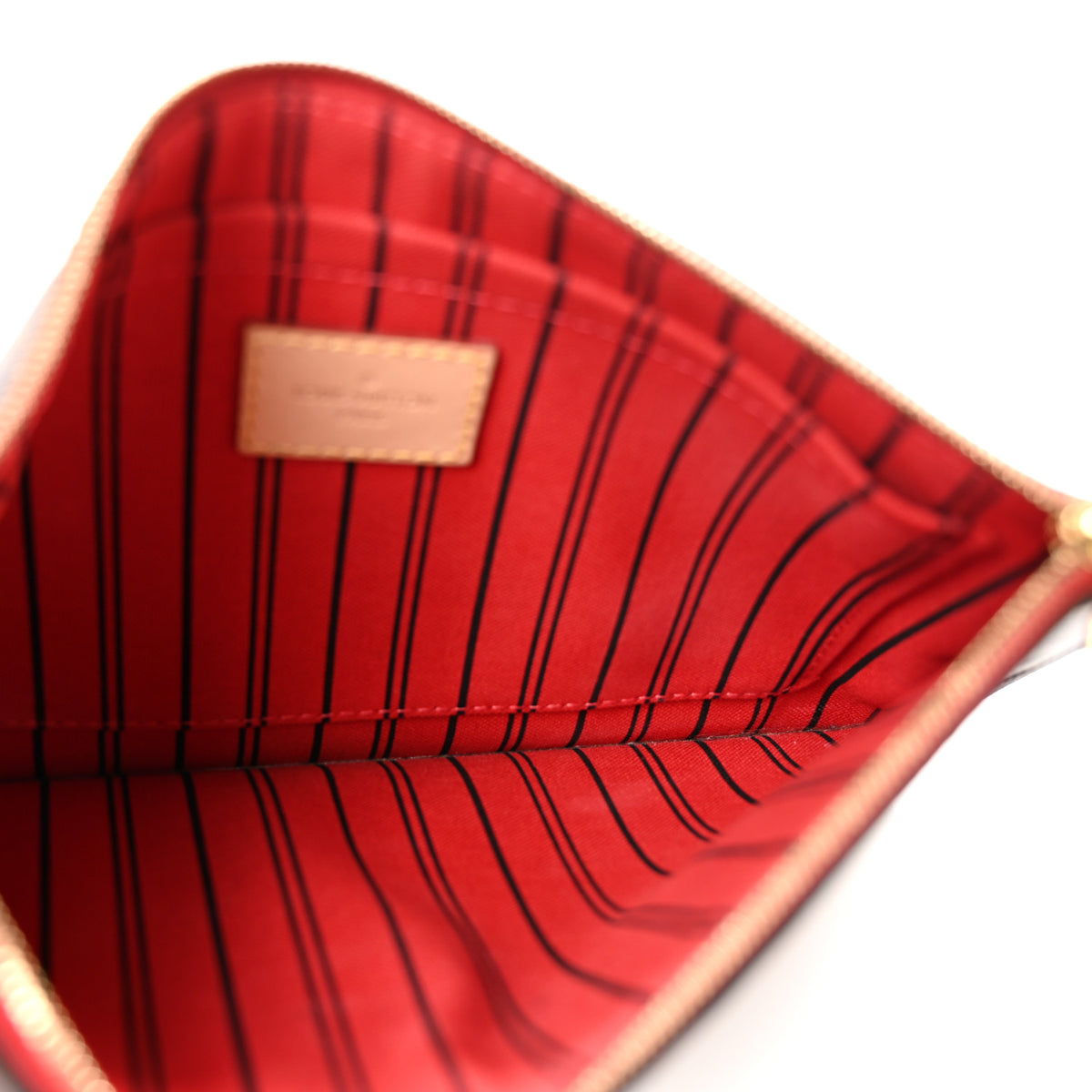 Louis Vuitton Monogram Neverfull MM GM Pochette Cherry 10 of 15