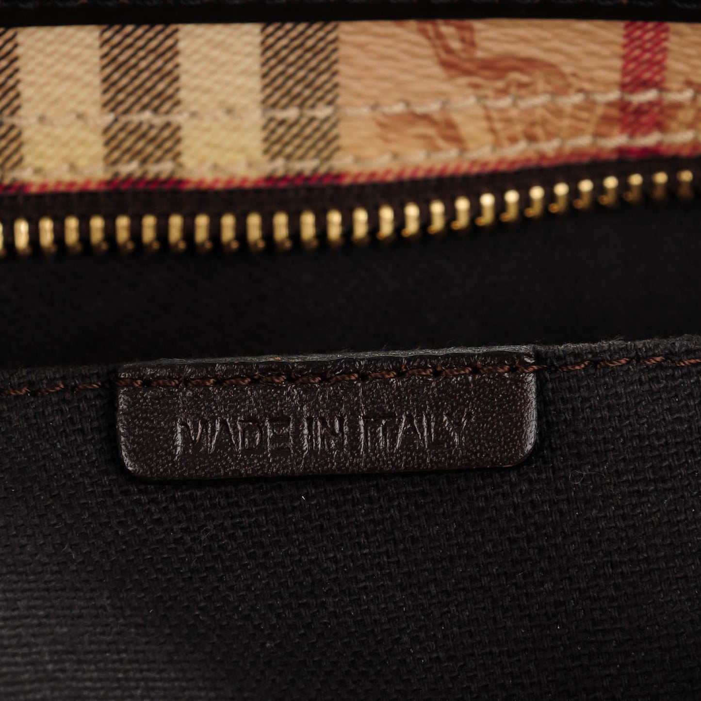 Haymarket Check Medium Regent Tote Chocolate