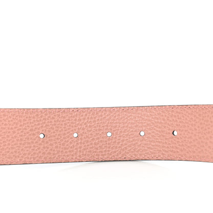 Gucci Calfskin 1973 Reversible Belt 100 40 Black Pink 5 of 5